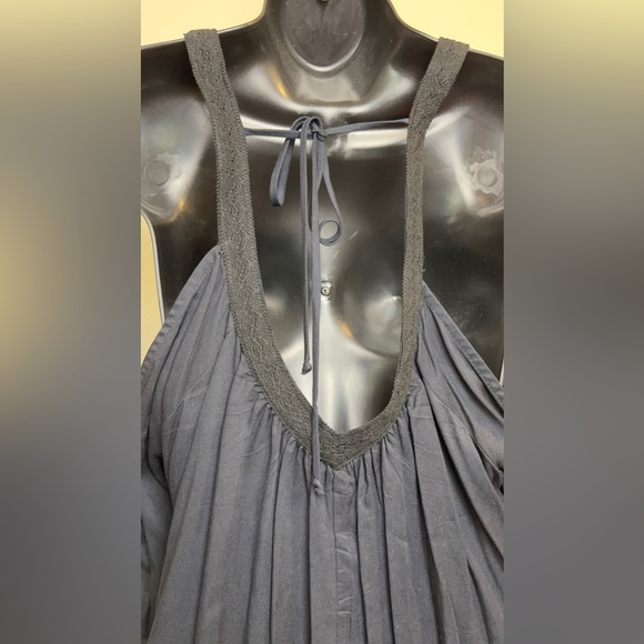 Just Fab Cold Shoulder Black Midi Dress - Picture 7 of 9